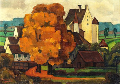 Herbstlandschaft by Heinrich Eberhard - Auction record, sale price, and art valuation. Compare with similar artists and explore comparable artworks.