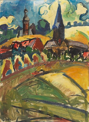 Schwarzrheindorf (Blick auf Vilich) by Hans Thuar - Auction record, sale price, and art valuation. Compare with similar artists and explore comparable artworks.