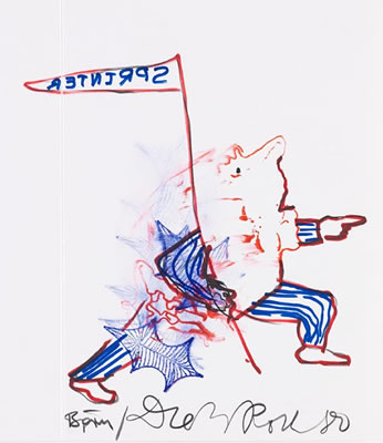 Portrait of Dieter Roth: Selfportrait as Sprinter