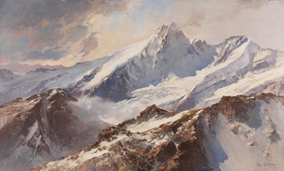Blick auf den Großglockner vom Großen Wiesbachhorn