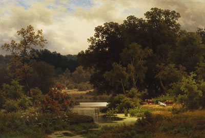 Blick über einen Waldweiher (Oderbruch) by Julius Monien - Auction record, sale price, and art valuation. Compare with similar artists and explore comparable artworks.