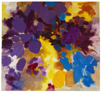 Violet-gelb