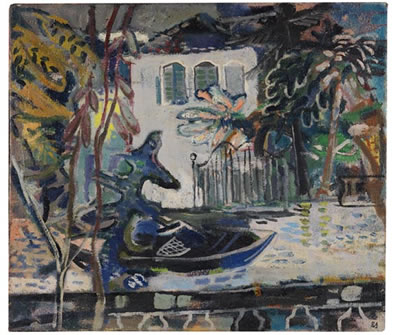 Sample artwork by Eberhard Schlotter (1921 - 2014), known for cubism and own style - View similar artists and auction records