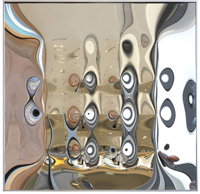 Untitled (Große Glas-Spiegel-Verformung). 1970.