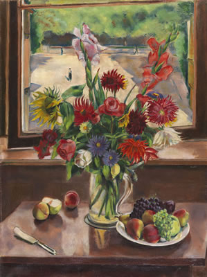 Blumen mit Obst, 1922