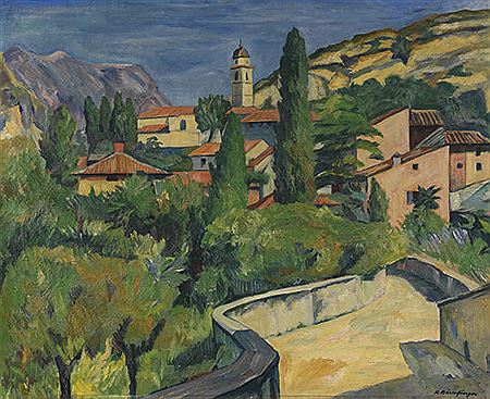 Torbole by Karl Barenfanger - Auction record, sale price, and art valuation. Compare with similar artists and explore comparable artworks.