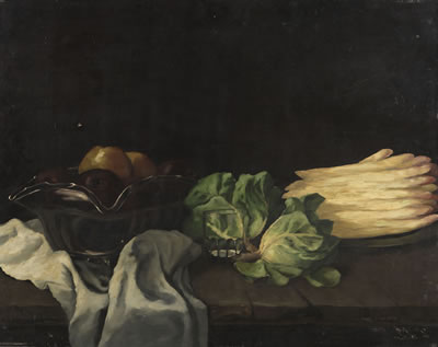 Stillleben mit Spargel. 1922 by Joseph Muhlbeck - Auction record, sale price, and art valuation. Compare with similar artists and explore comparable artworks.