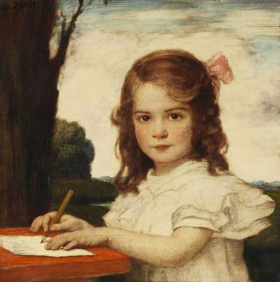 Sample artwork by Ludwig Von Zumbusch (1861 - 1927), known for portrait painting - View similar artists and auction records
