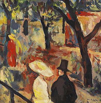 Spaziergänger im Park, 1922 by Wilhelm Thony - Auction record, sale price, and art valuation. Compare with similar artists and explore comparable artworks.