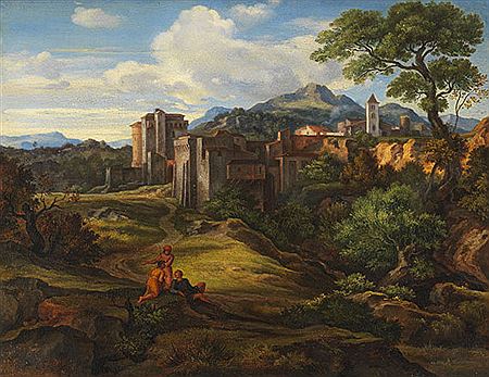 Campagnalandschaft mit befestigter Stadt by Ferdinand Olivier - Auction record, sale price, and art valuation. Compare with similar artists and explore comparable artworks.