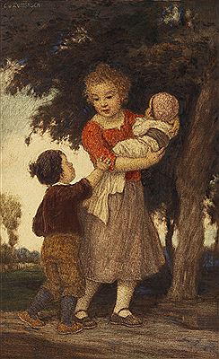 Die drei Geschwister. 1925. by Ludwig Von Zumbusch - Auction record, sale price, and art valuation. Compare with similar artists and explore comparable artworks.