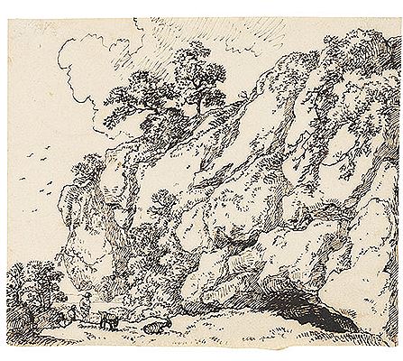 Kleine felsige Landschaft mit Ziegenhirten by Gottlob Friedrich Steinkopf - Auction record, sale price, and art valuation. Compare with similar artists and explore comparable artworks.