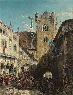 Der Sängerstreit auf der Wartburg, Um 1860