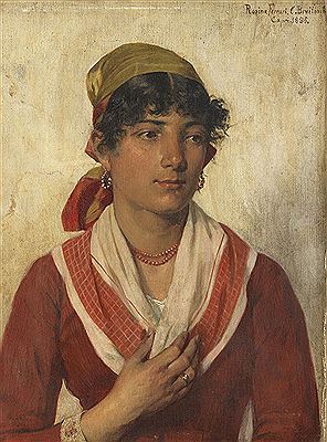 Porträt der Rosina Ferrari, 1885