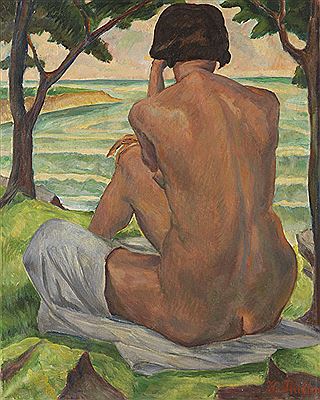 Rückenakt (Badende), 1953
