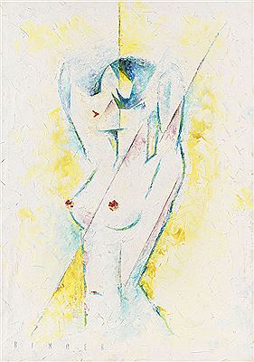 Modische Aktskizze, Wohl 1950