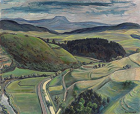 Alblandschaft bei Haigerloch, 1929