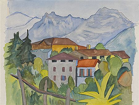 Tessiner Dorfansicht, 1927
