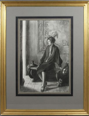 Boston interior by Gladys Wilkins Murphy - Auction record, sale price, and art valuation. Compare with similar artists and explore comparable artworks.