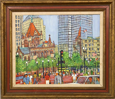 Summer in Copley Square, Boston