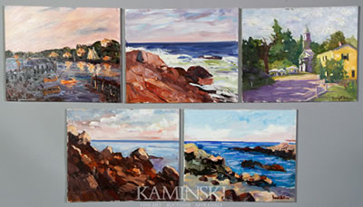Cape Ann scenes (5) by Joseph Kaknes - Auction record, sale price, and art valuation. Compare with similar artists and explore comparable artworks.