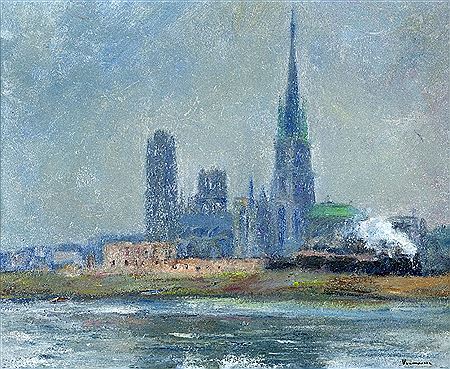 Cathédrale de Rouen by Maurice Vaumousse - Auction record, sale price, and art valuation. Compare with similar artists and explore comparable artworks.