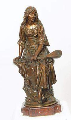 Femme à la mandoline