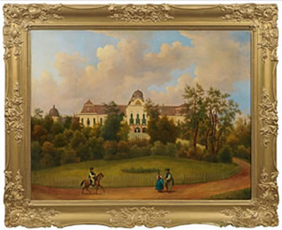 Ansicht von Schloss Gödöllo bei Budapest
