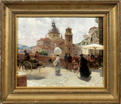 Ansicht von Verona mit Blick auf St. Giorgio