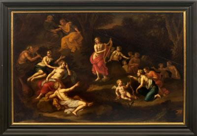 Mythologische Szene by Carel van Savoy - Auction record, sale price, and art valuation. Compare with similar artists and explore comparable artworks.