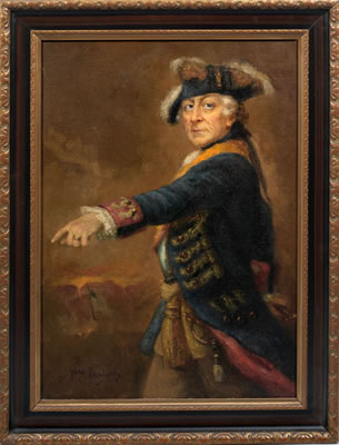 Portrait König Friedrich II. von Preußen als "Alter Fritz"