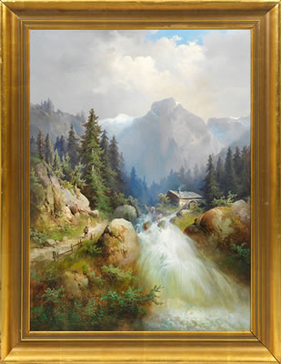 Ansicht der Wilden Gerlos im Zillertal