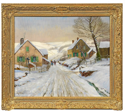 Dorfstraße in der Eifel