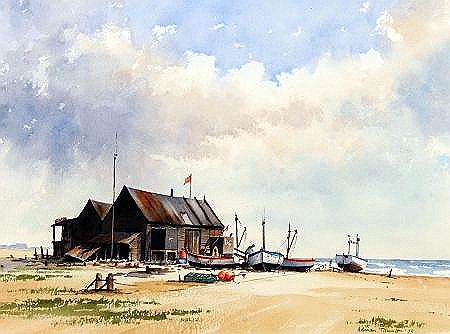 Fishermen's Huts - Aldeburgh Beach