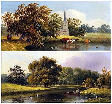 East Anglian River Landscapes by Samuel David Colkett - Auction record, sale price, and art valuation. Compare with similar artists and explore comparable artworks.