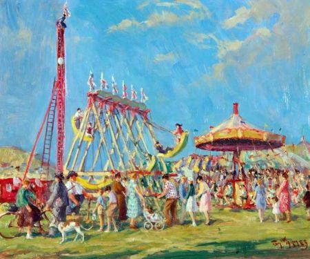 Sample artwork by Thomas W Armes (1894 - 1963), known for landscape and coastal painting - View similar artists and auction records