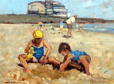CHILDREN ON A BEACH
