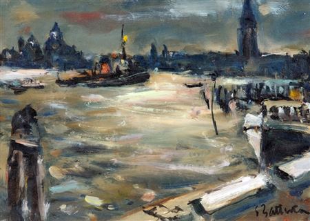 VENICE AT NIGHT C1987