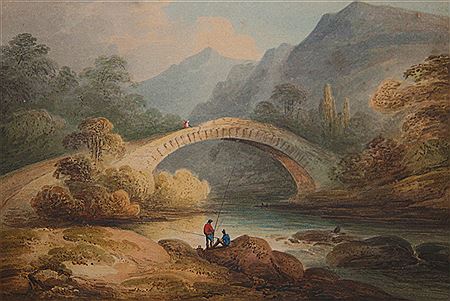 "Bridge at Egton, Yorkshire" by George Nicholson - Auction record, sale price, and art valuation. Compare with similar artists and explore comparable artworks.