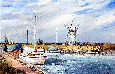 Sample artwork by Leslie L Hardy Moore (1907 - 1997), known for painting - View similar artists and auction records
