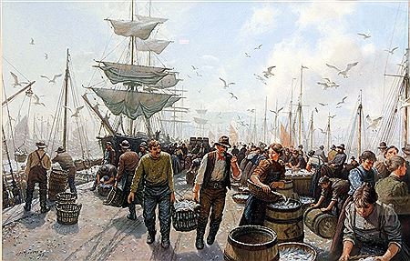 The Herring Season at Scarborough