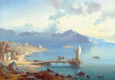 View over the Black Sea by Paul von Franken - Auction record, sale price, and art valuation. Compare with similar artists and explore comparable artworks.