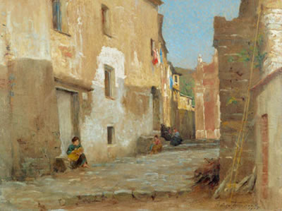 Street view in Liguria