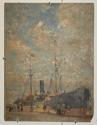 The freighter Benefaktor in Le Havre