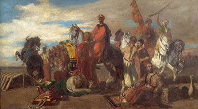 Oriental rider, 1879