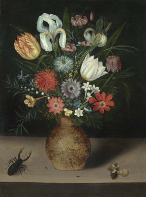 Engobe vase with flowers by Peter Binoit - Auction record, sale price, and art valuation. Compare with similar artists and explore comparable artworks.