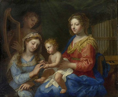 The mystical marriage of Saint Catherine