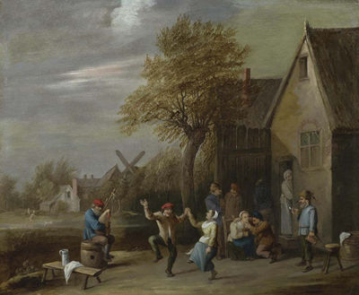 Rural feast before an inn by Thomas Van Apshoven - Auction record, sale price, and art valuation. Compare with similar artists and explore comparable artworks.