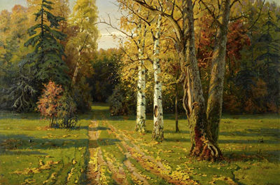 Large Russian Landscape with Birches by Yakov Ivanovich Brovar - Auction record, sale price, and art valuation. Compare with similar artists and explore comparable artworks.
