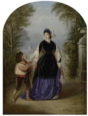 Frau mit Betelkind. 1878